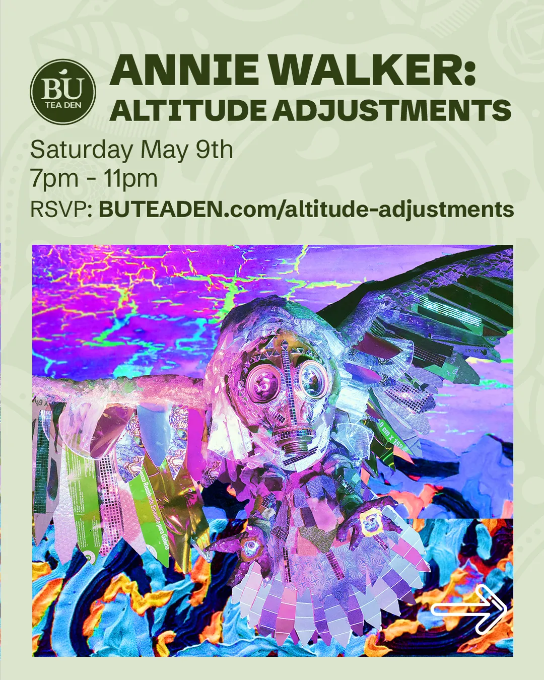 Annie Walker: Altitude Adjustments. event flyer