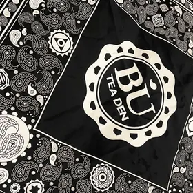 Paisley Bandana flat lay