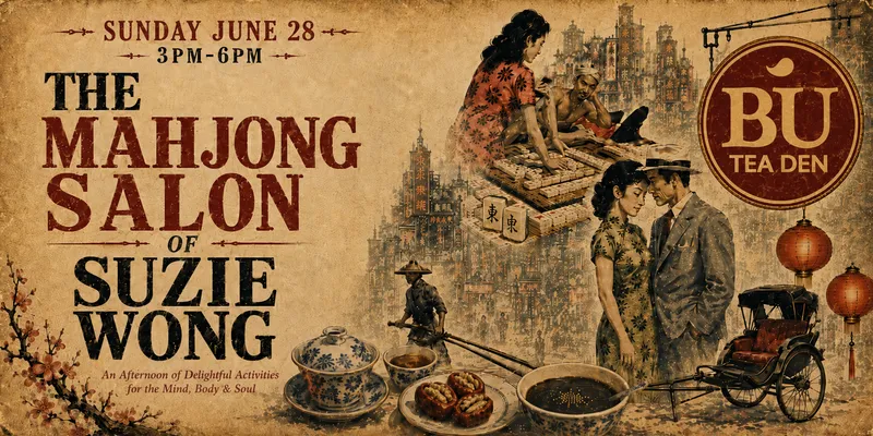 The Mahjong Salon of Suzie Wong event flyer